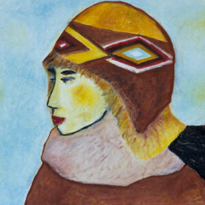 Kunstdruck Wintermädchen