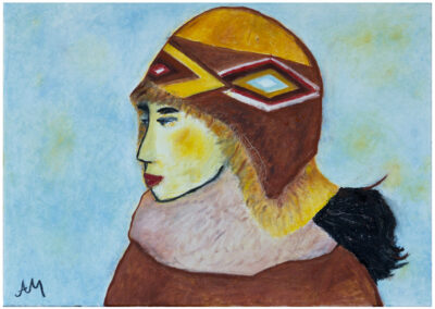 Kunstdruck Wintermädchen