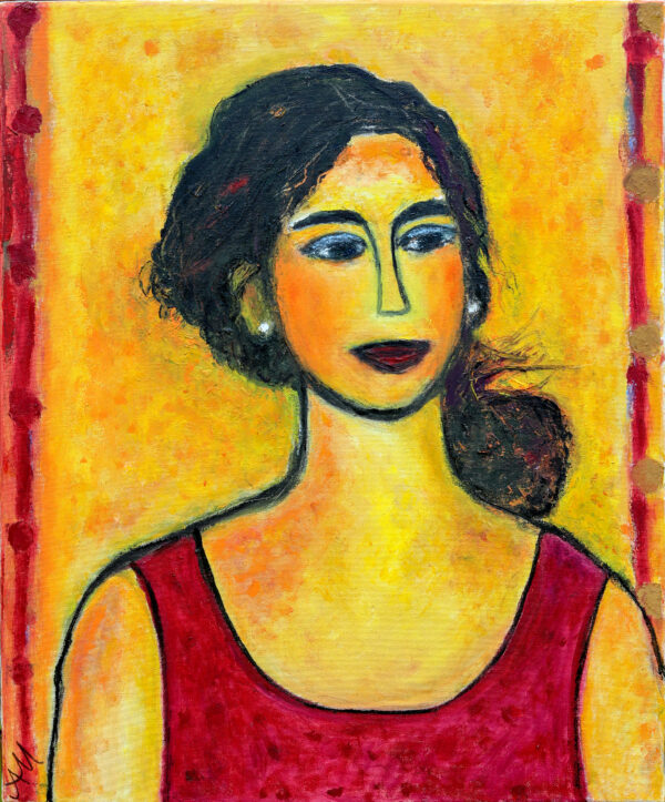 Kunstpostkarte Louisa