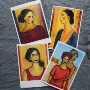 Kunstpostkarten 4er Set