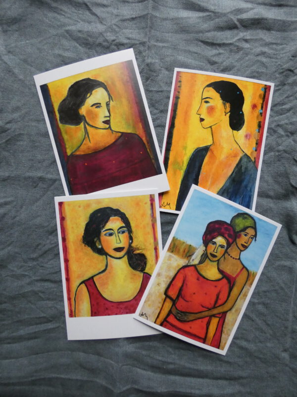 Kunstpostkarten 4er Set